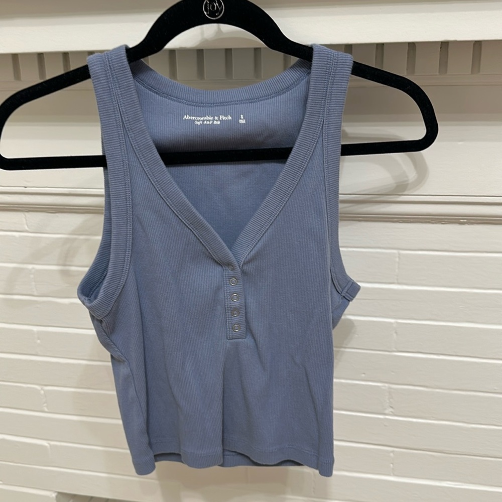 Abercrombie & Fitch, Tank Top, Blue, Small